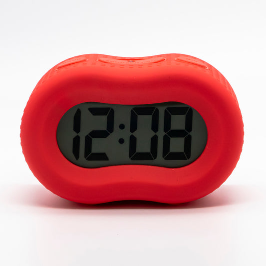 Timelink Rubber Smartlight Alarm Clock Red