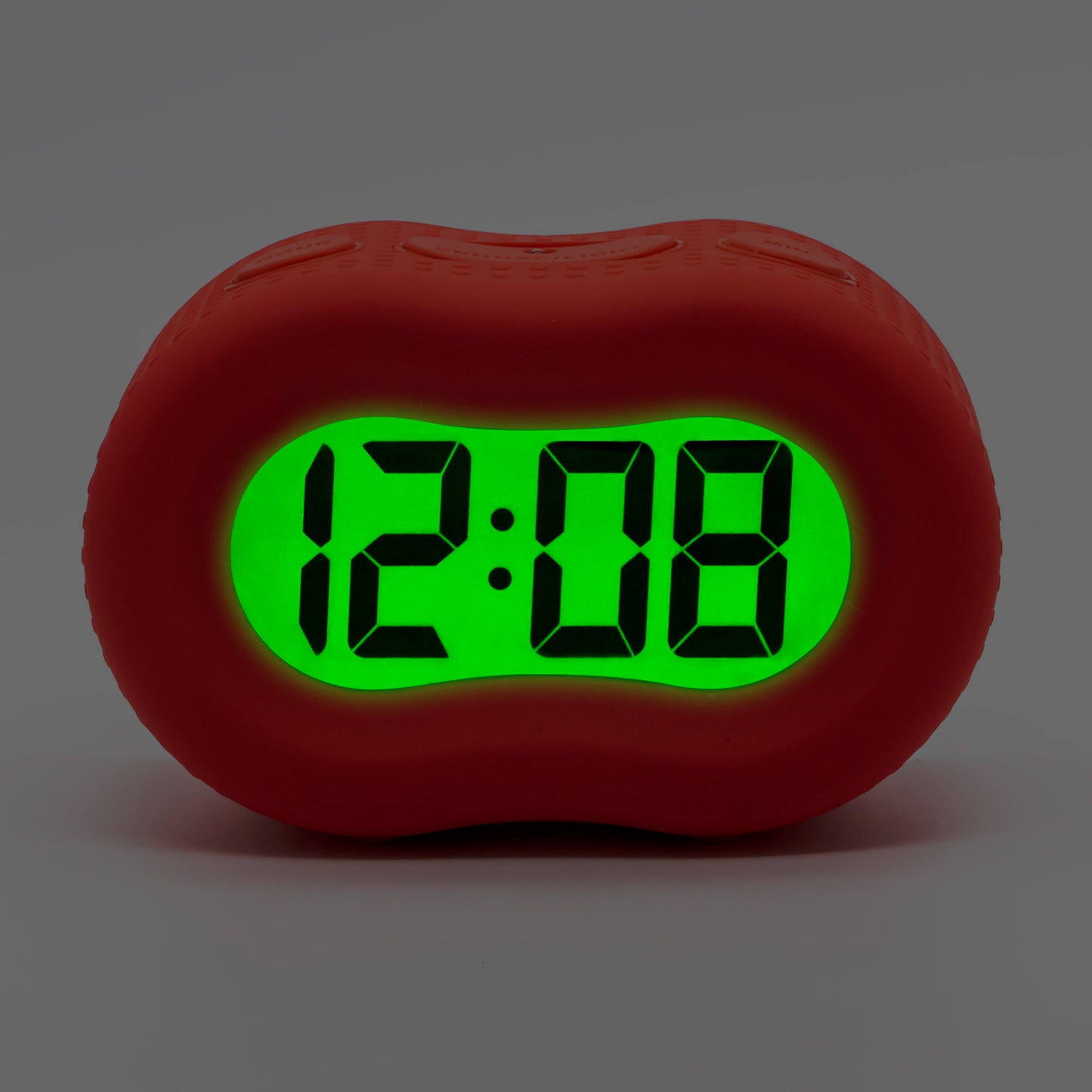Timelink Rubber Smartlight Alarm Clock Red