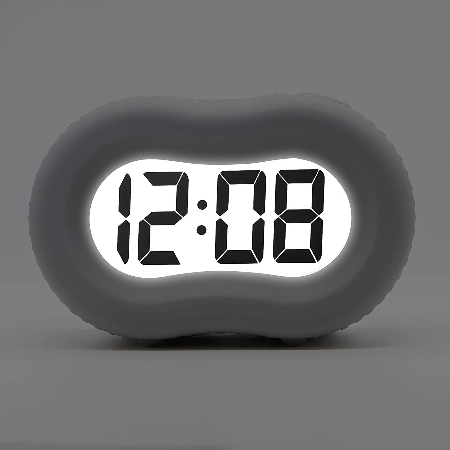 Timelink Rubber Smartlight Alarm Clock Gray