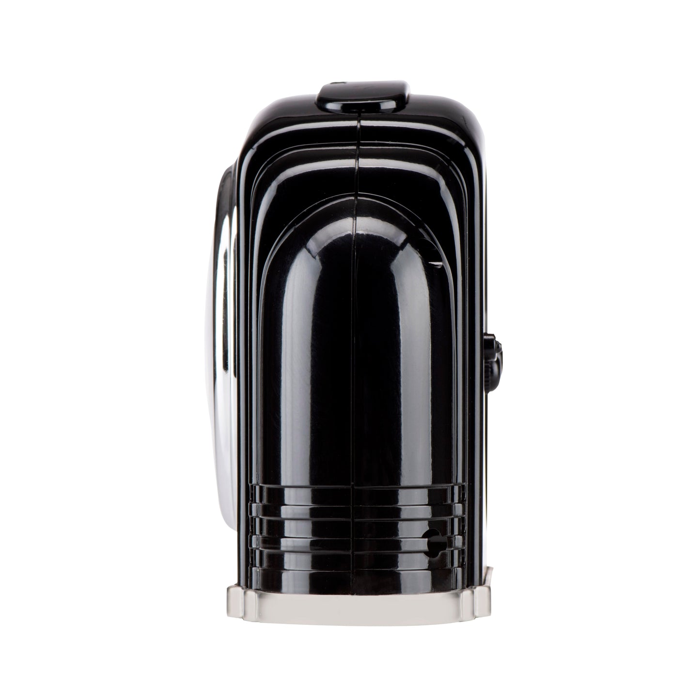 Crosley Art Deco Alarm Clock, Black "Bakelite" Style Finish, Chrome Metal Trim, Quiet Seconds Hand