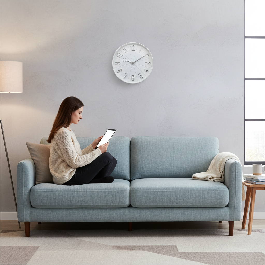 Westclox 12" Contemporary Wall Clock, Raised Silver Numbers, White, Silver Hands, Glass Lens