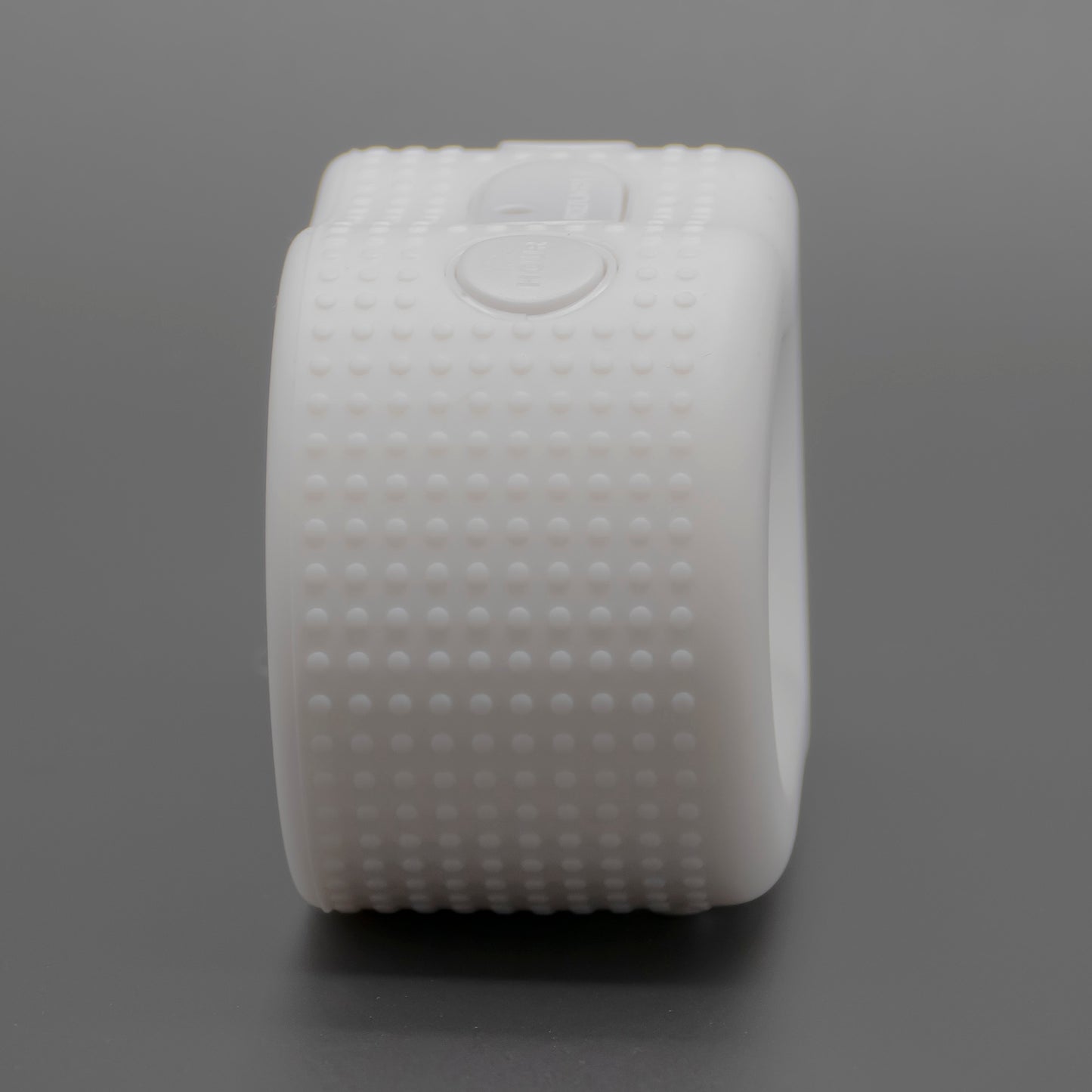 Timelink Alarm Clock, Large Time Display, Automatic Night Light, Grey Rubber Case