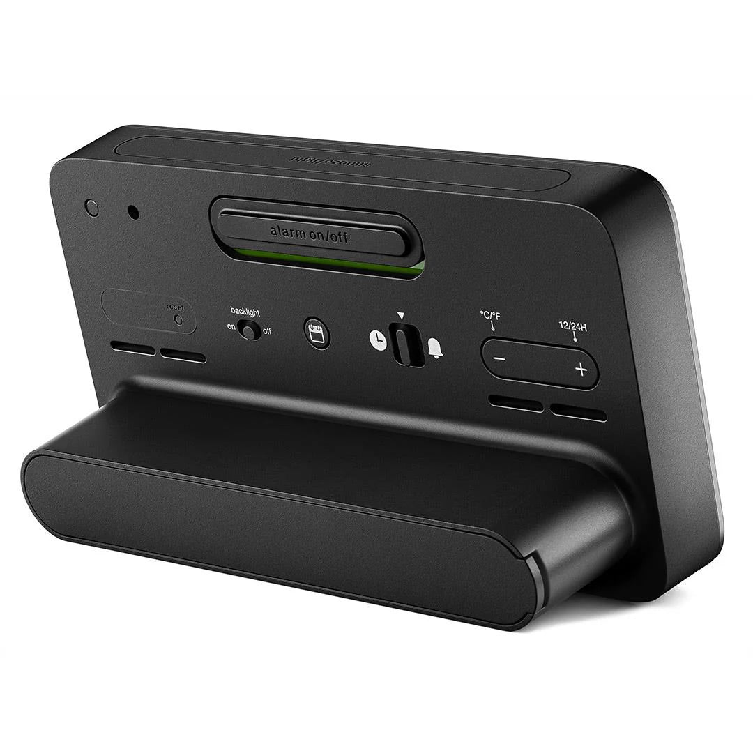 Braun BC10 Digital Alarm Clock – Auto Backlight & Temperature Display (Black)
