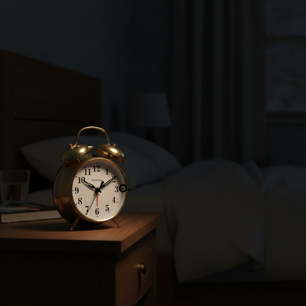 Westclox Twin Bell Alarm Clock, Loud Bell Alarm, Polished Gold Metal Case, Glass Lens