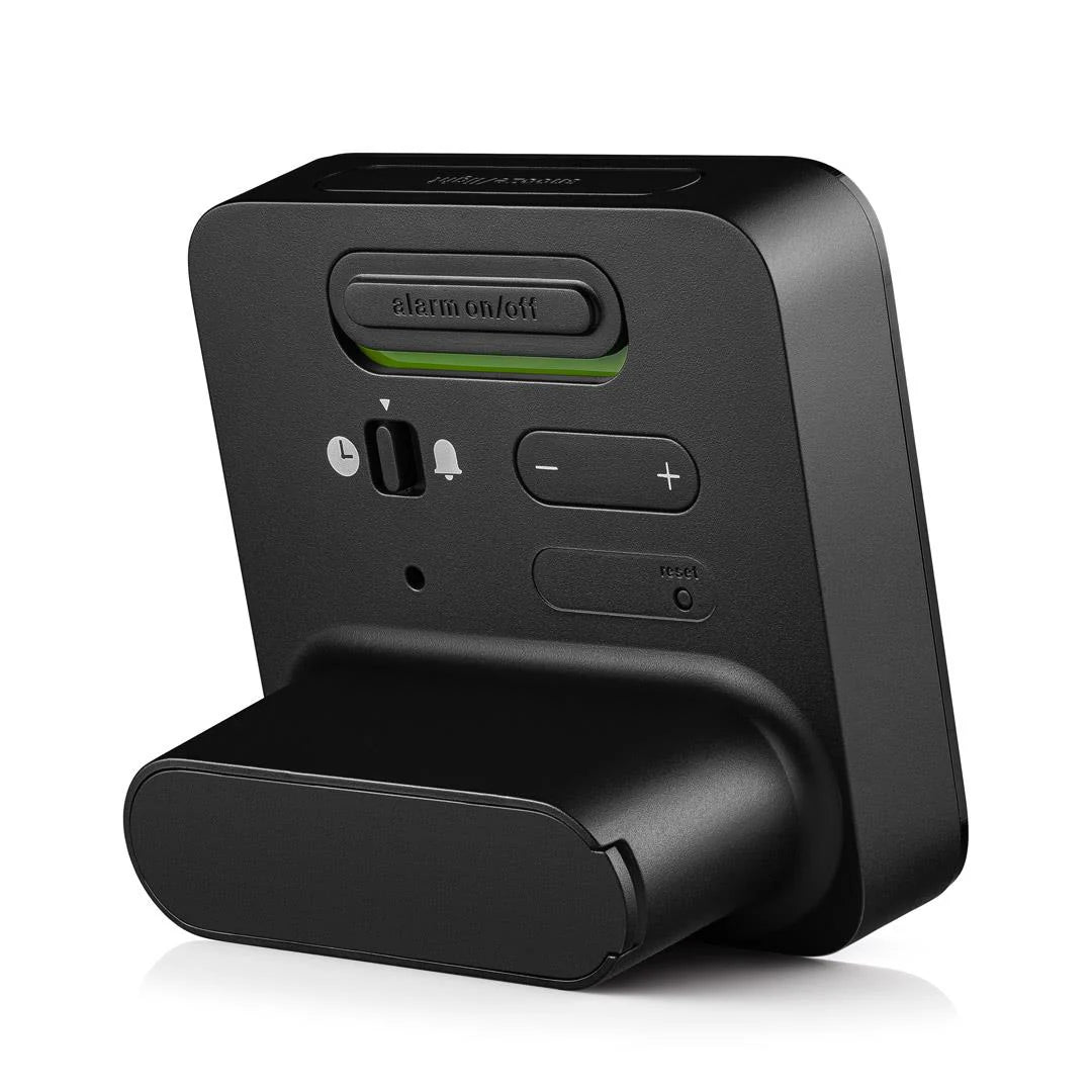 Braun BC09 Digital Alarm Clock – Reverse LCD & Crescendo Alarm (Black)